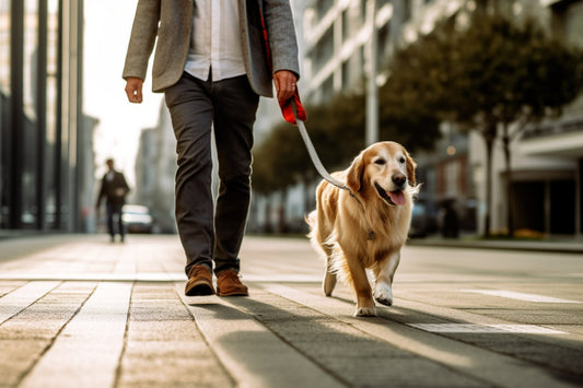 Großstadt. Hund. Geschäft erledigt.
